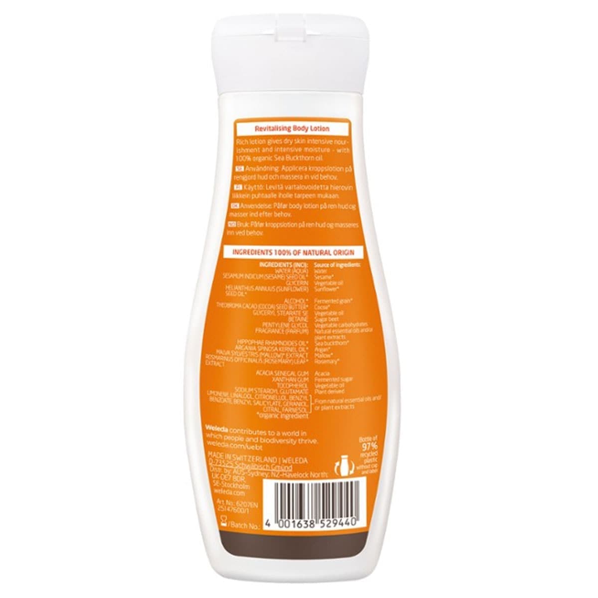 Thumbnail Weleda Sea Buckthorn Revitalising Body Lotion 200ml