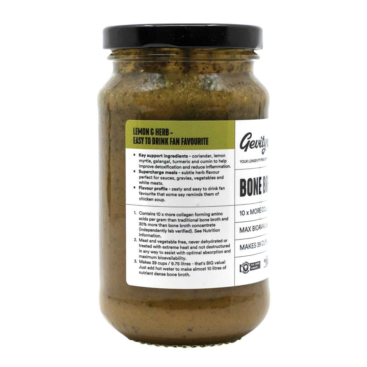 Thumbnail Gevity Rx Bone Broth Body Glue Lemon & Herb 390g