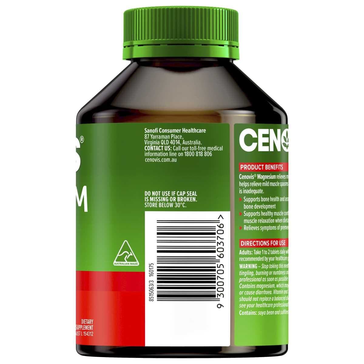 Thumbnail Cenovis Magnesium Value Pack 200 Tablets