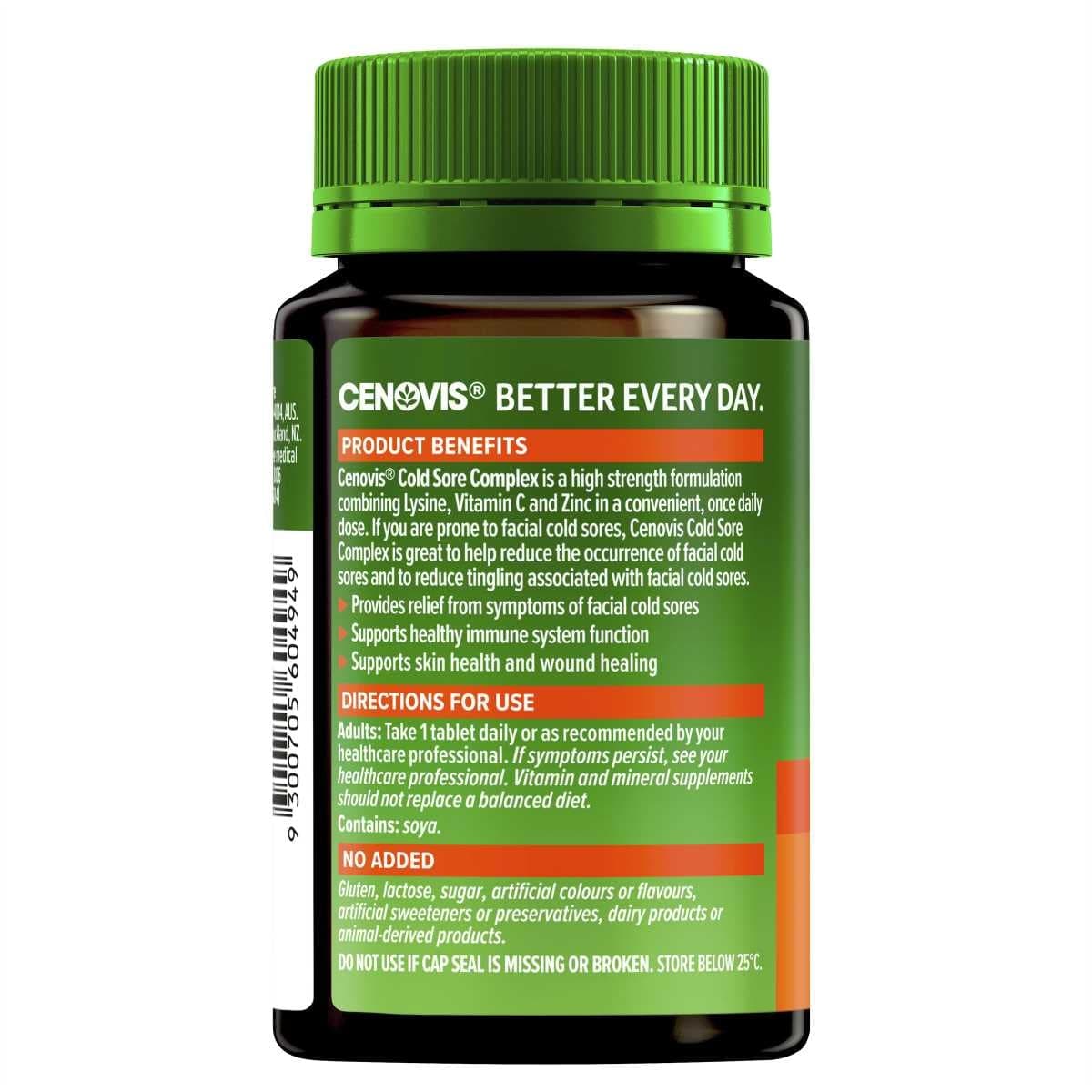 Thumbnail Cenovis Cold Sore Complex 30 Tablets