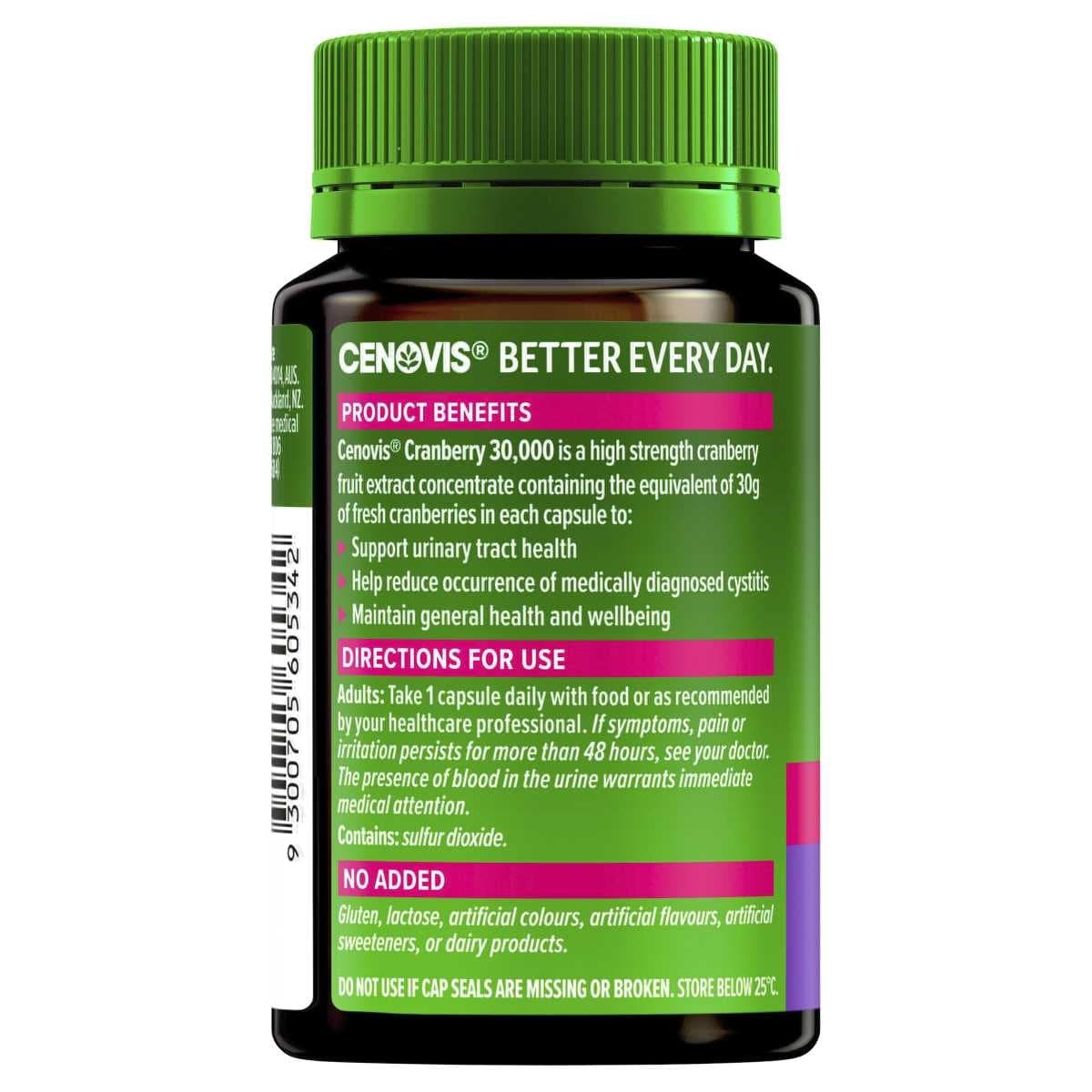 Thumbnail Cenovis Cranberry 30000mg 30 Capsules