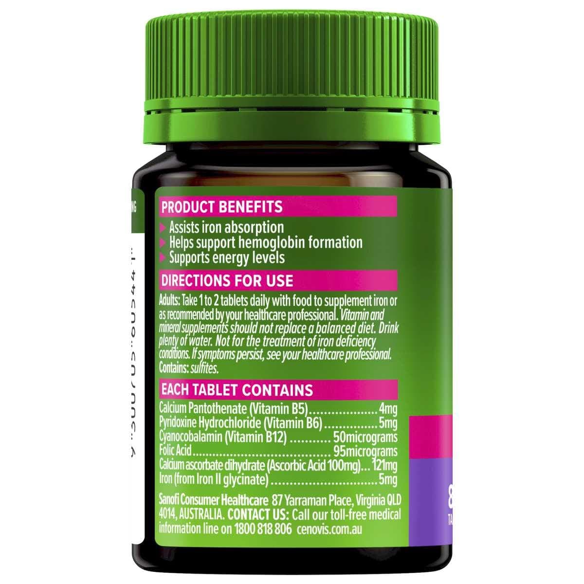 Thumbnail Cenovis Womens Health Iron Plus 80 Tablets