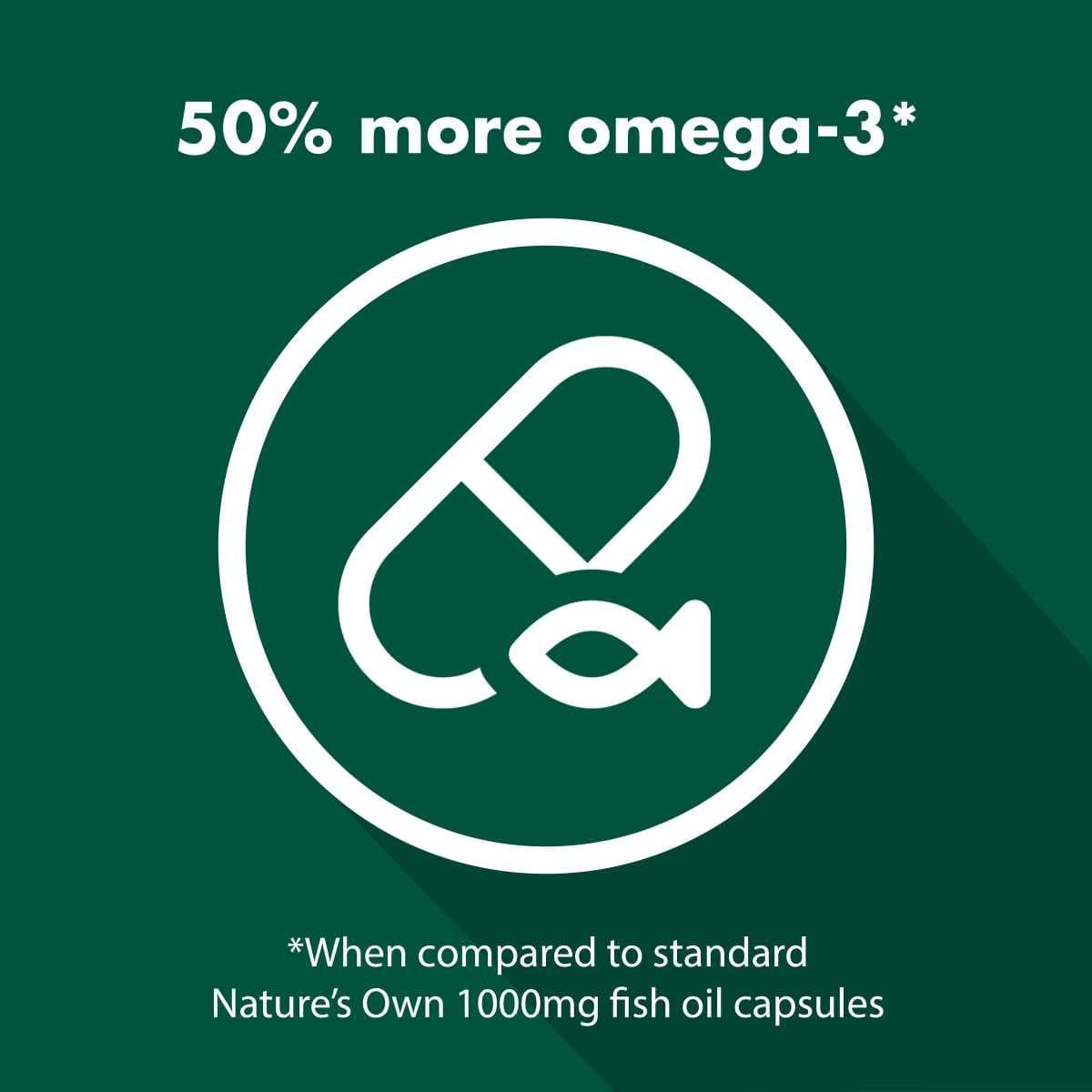 Thumbnail Nature's Own Odourless Fish Oil 1500mg 400 Capsules
