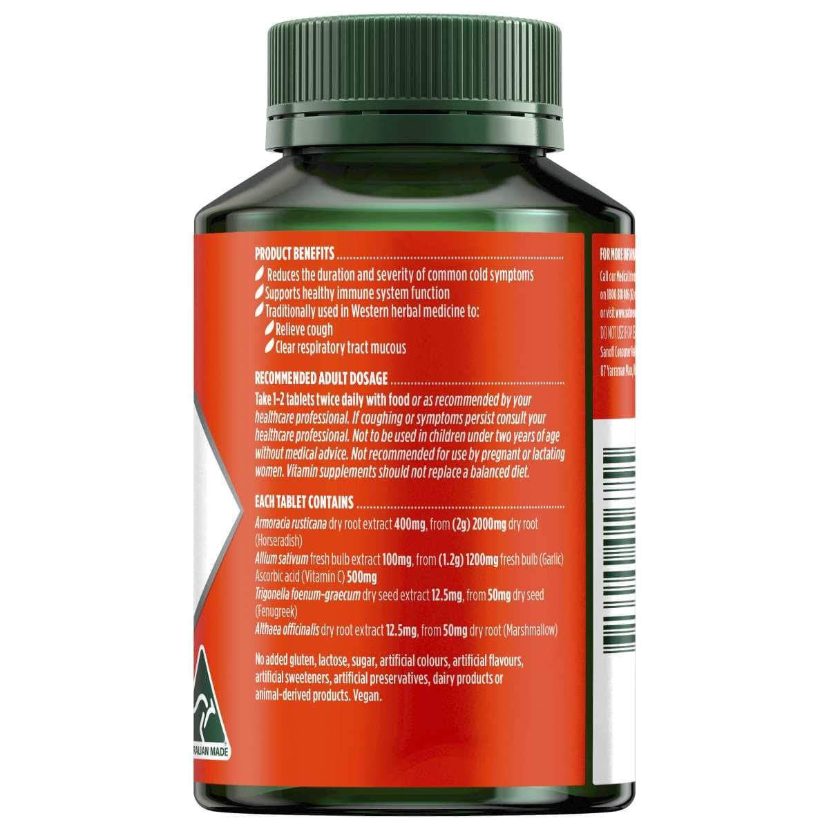 Thumbnail Nature's Own Triple Strength Garlic+C Horseradish 100 Tablets