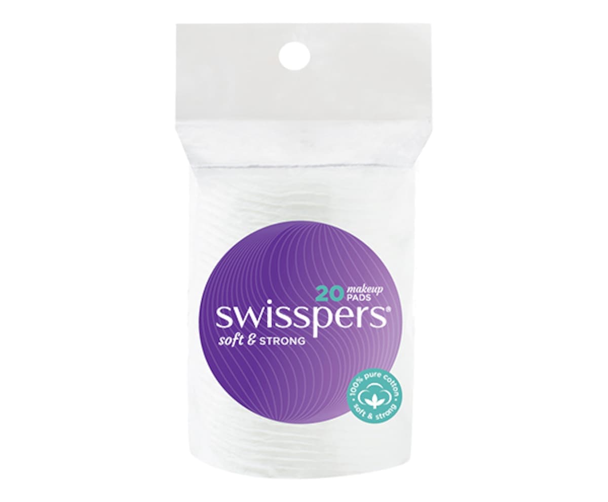 Thumbnail Swisspers Make Up Pads Round 20 Pack