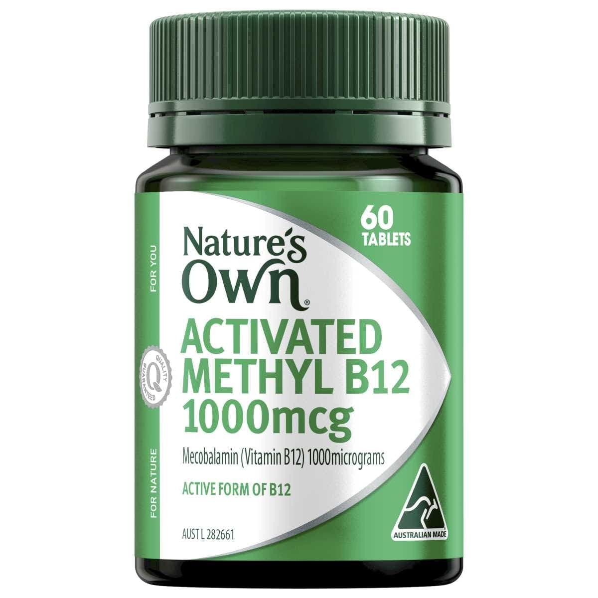 Thumbnail Nature's Own Activated Methyl B12 60 Tablets