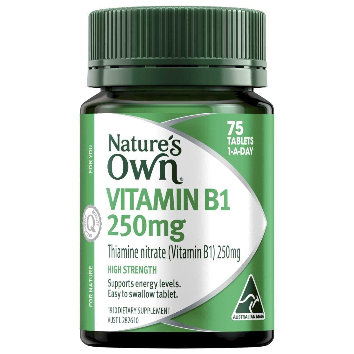 Thumbnail Nature's Own Vitamin B1 250mg 75 Tablets