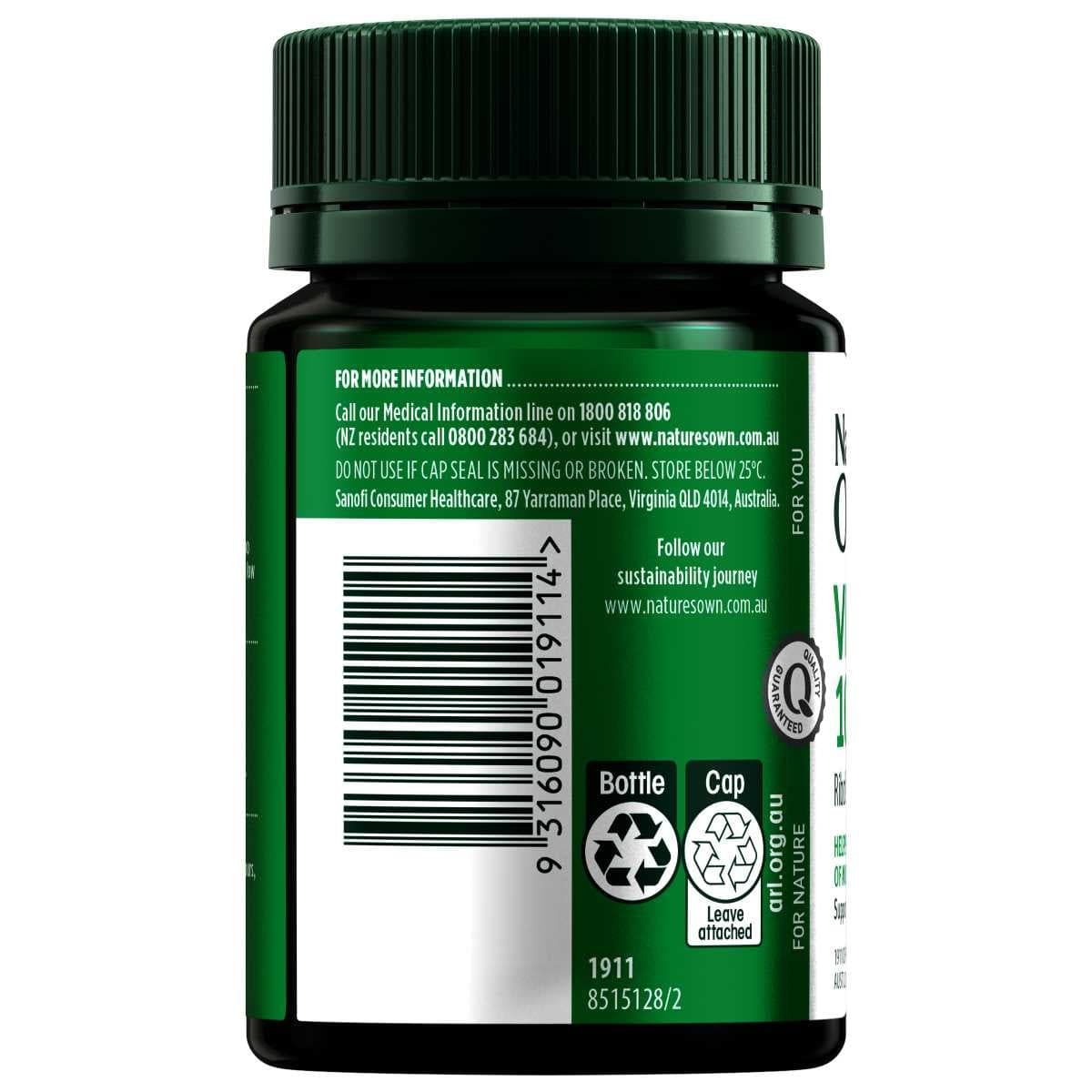 Thumbnail Nature's Own Vitamin B2 100mg 100 Tablets