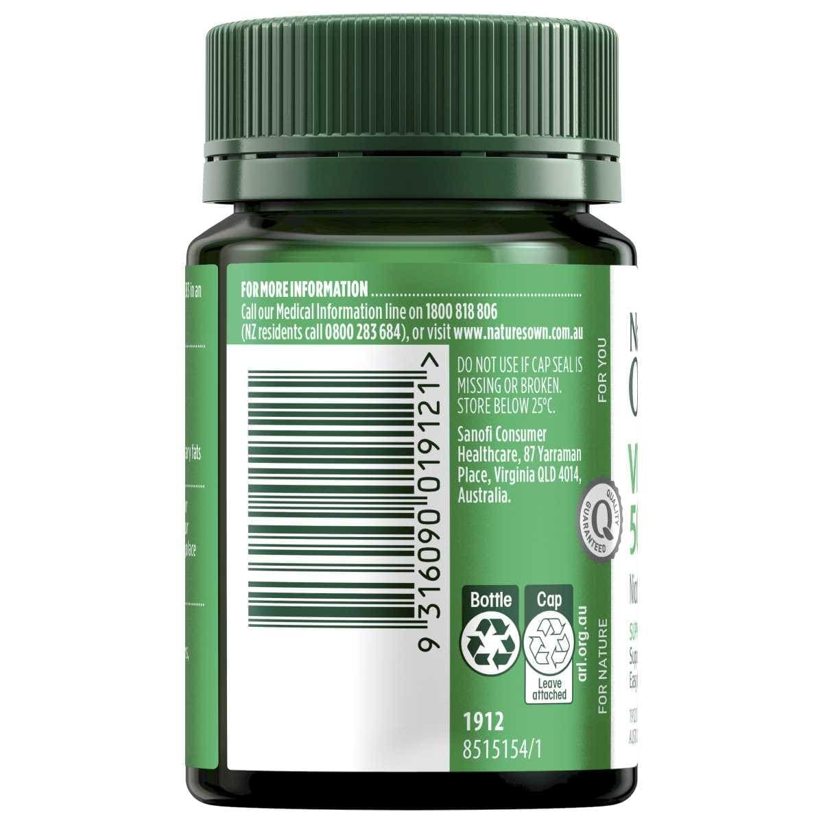 Thumbnail Nature's Own Vitamin B3 500mg 60 Tablets