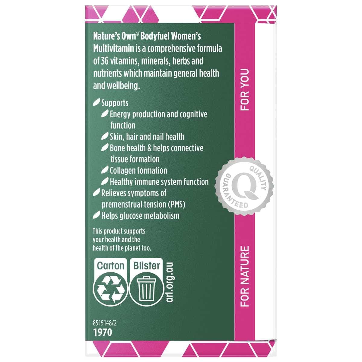 Thumbnail Nature's Own Bodyfuel Womens Multivitamin 60 Tablets