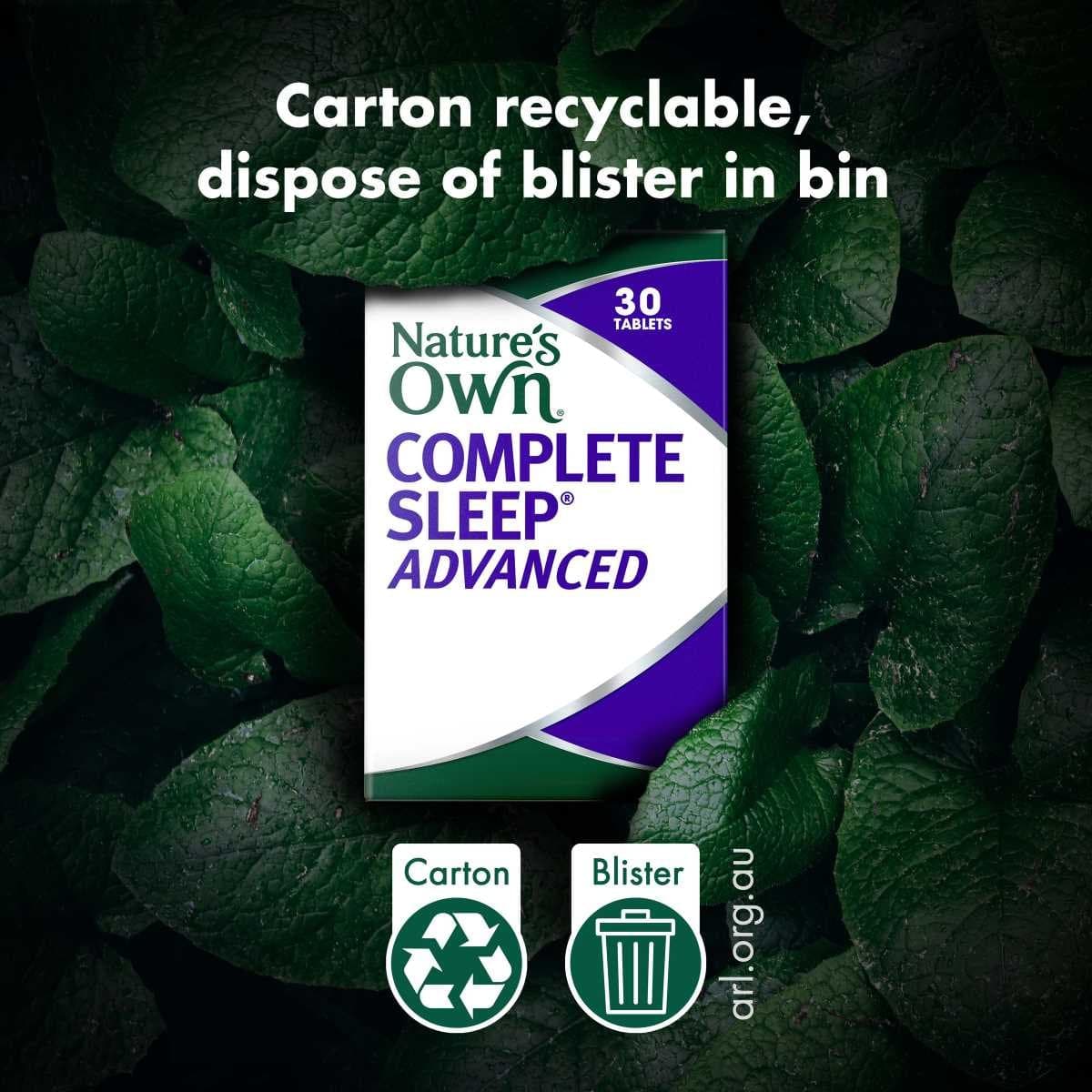Thumbnail Nature's Own Complete Sleep Advanced 30 Tablets
