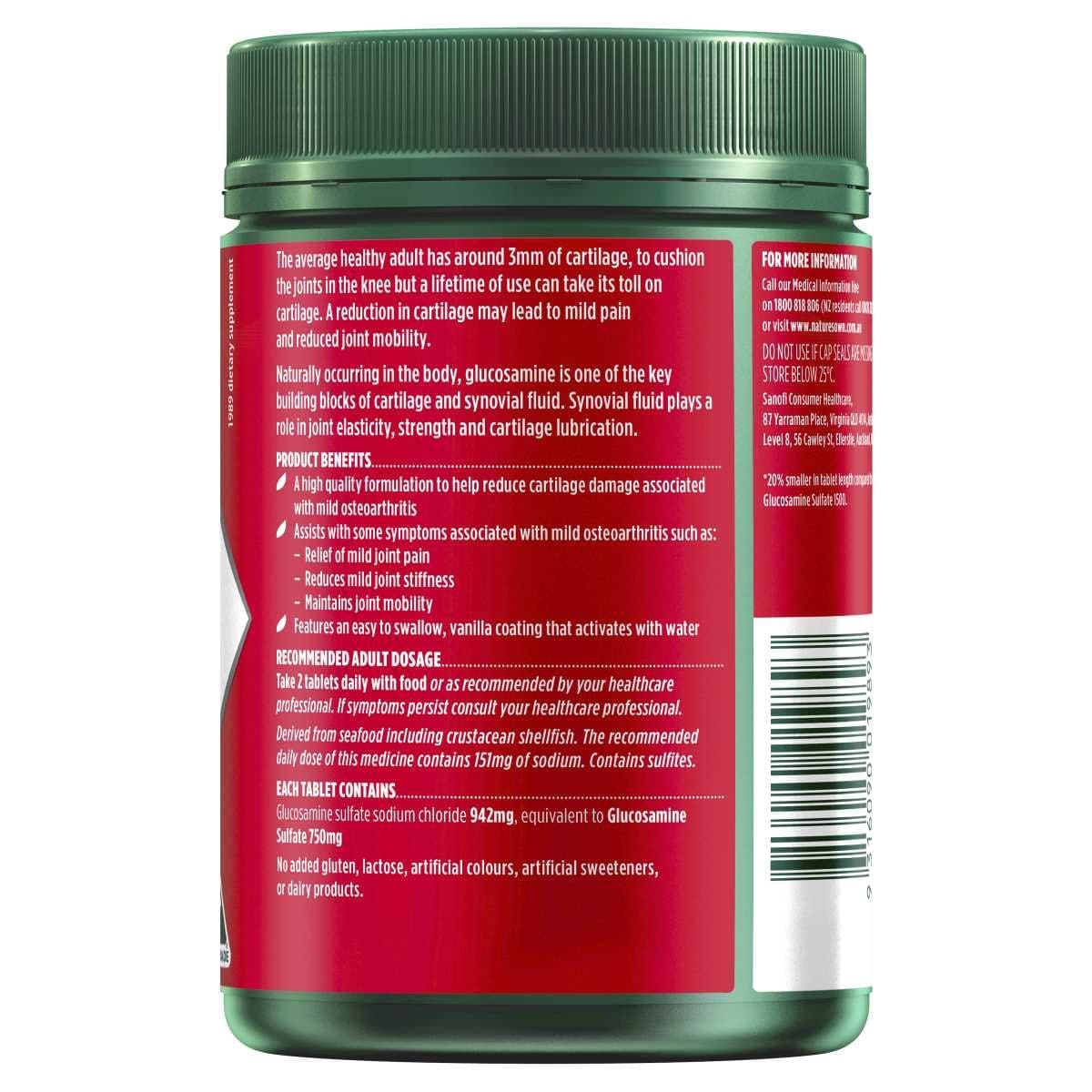 Thumbnail Nature's Own Glucosamine Sulfate 400 Tablets