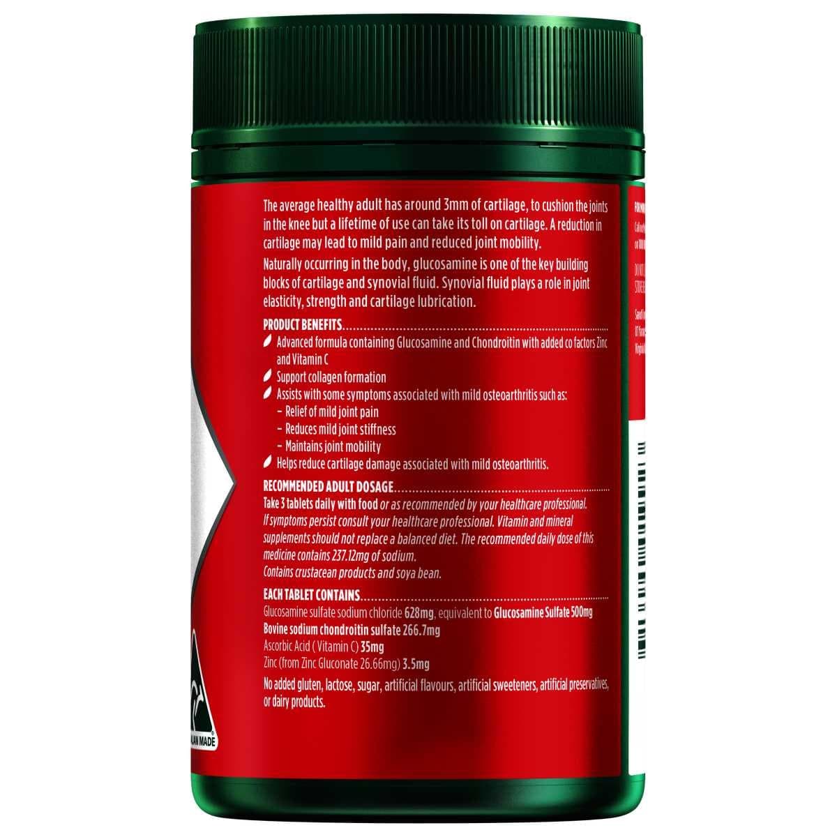 Thumbnail Nature's Own Glucosamine Sulfate & Chondroitin Advanced 180 Tablets