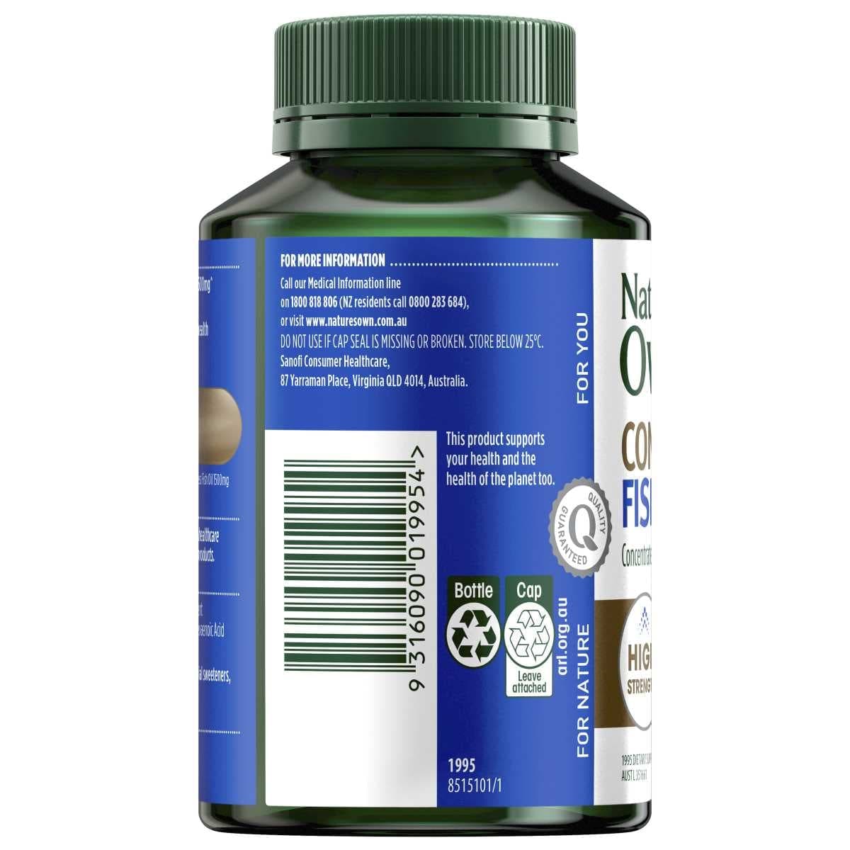 Thumbnail Nature's Own 4 in 1 Concentrated Fish Oil 90 Capsules