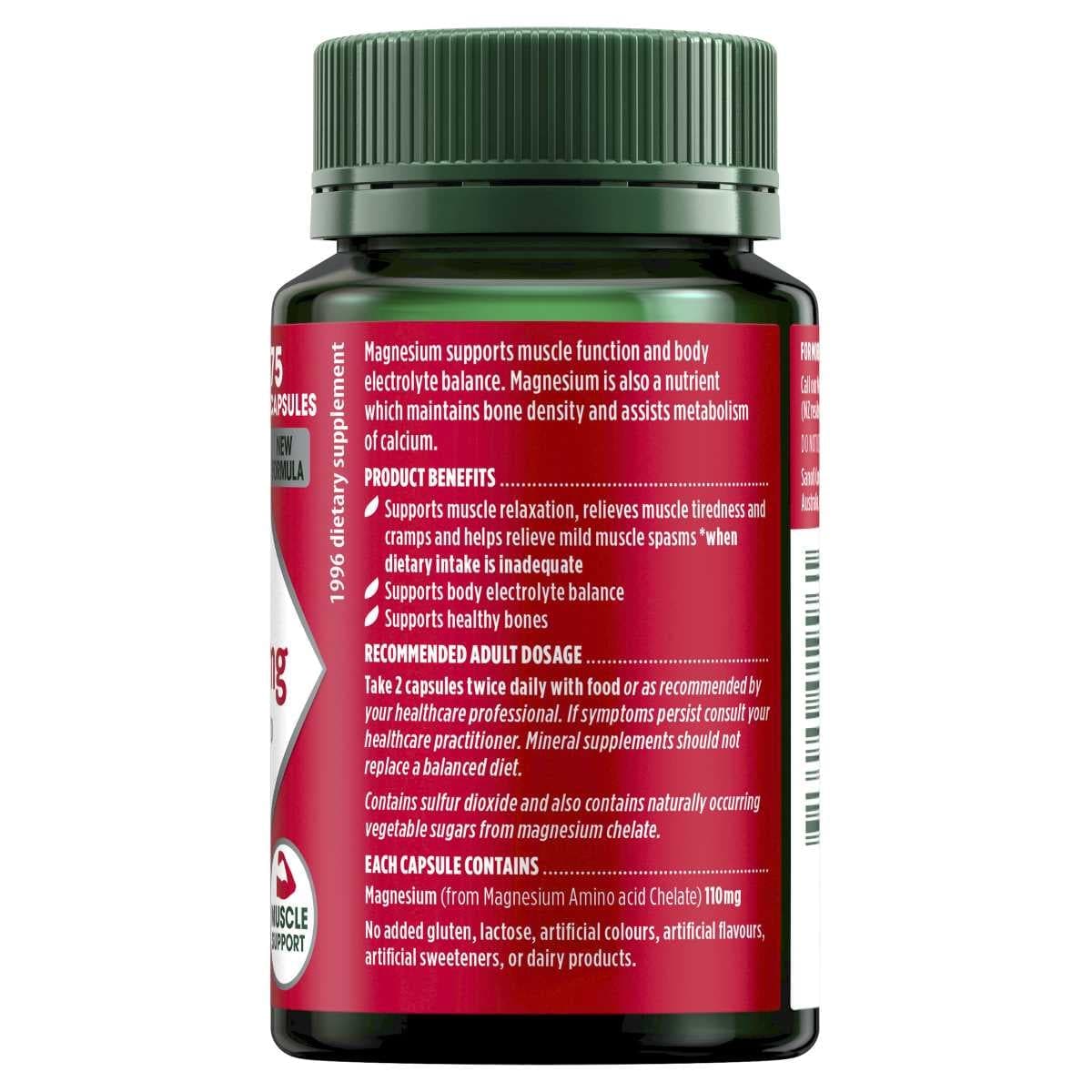 Thumbnail Nature's Own Magnesium Chelate 500mg 75 Capsules