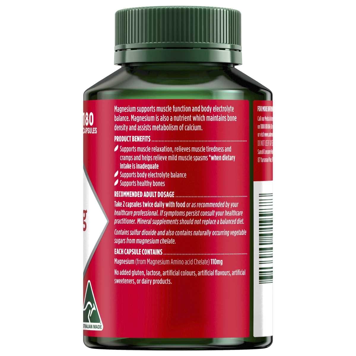 Thumbnail Nature's Own Magnesium Chelate 500mg 180 Capsules