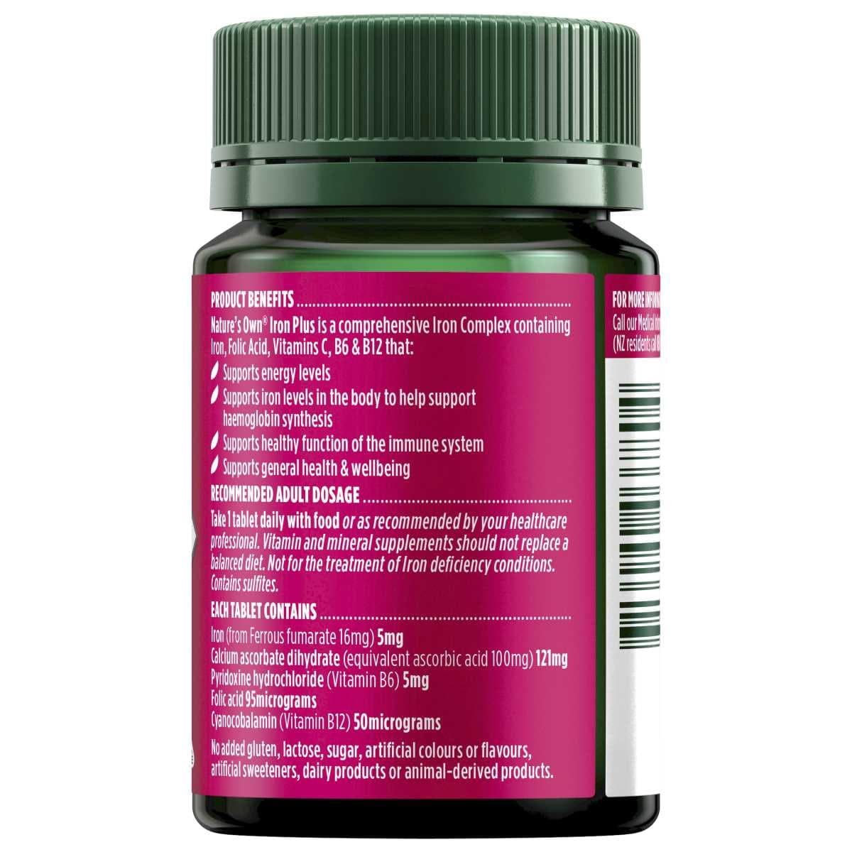 Thumbnail Nature's Own Iron Plus 50 Tablets
