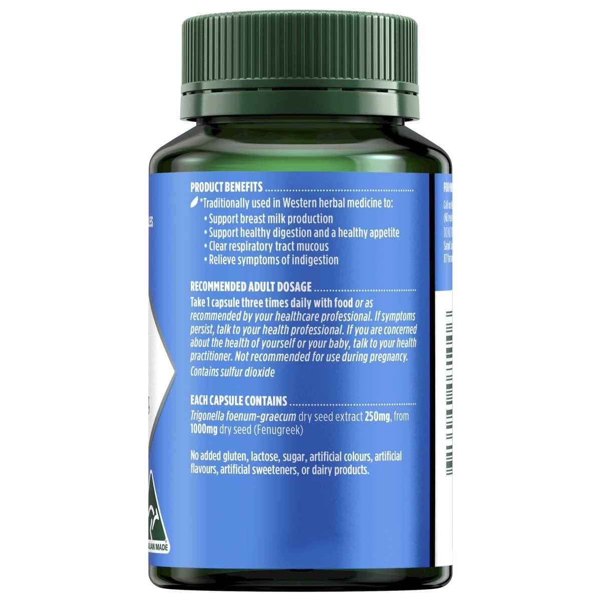 Thumbnail Nature's Own Fenugreek 1000mg 60 Capsules
