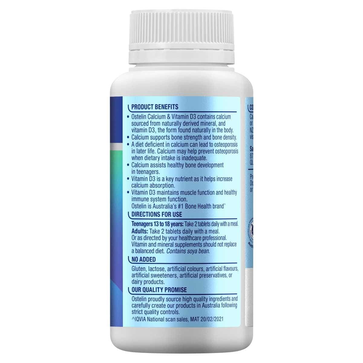 Thumbnail Ostelin Calcium & Vitamin D3 130 Tablets