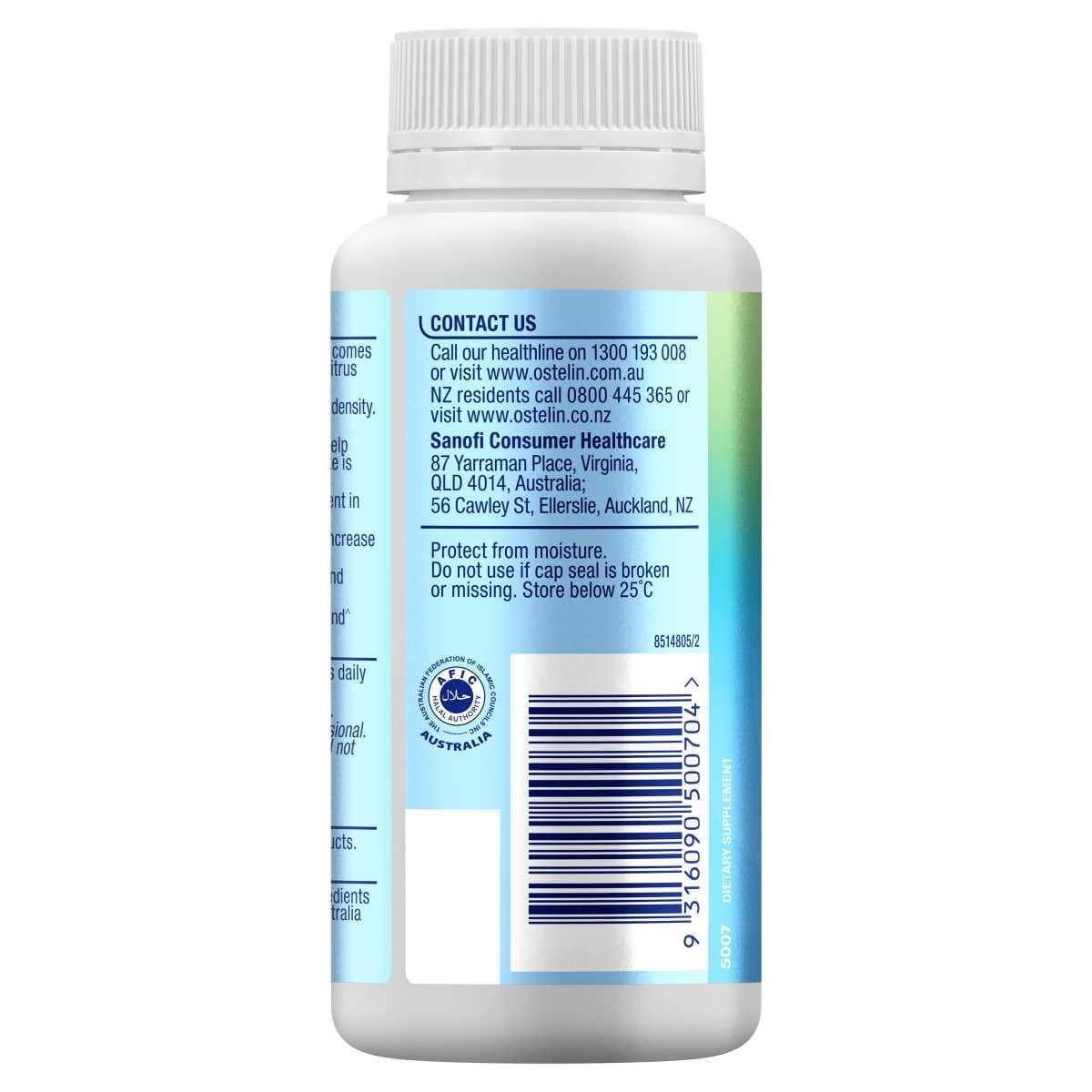 Thumbnail Ostelin Vitamin D & Calcium 60 Chewable Tablets