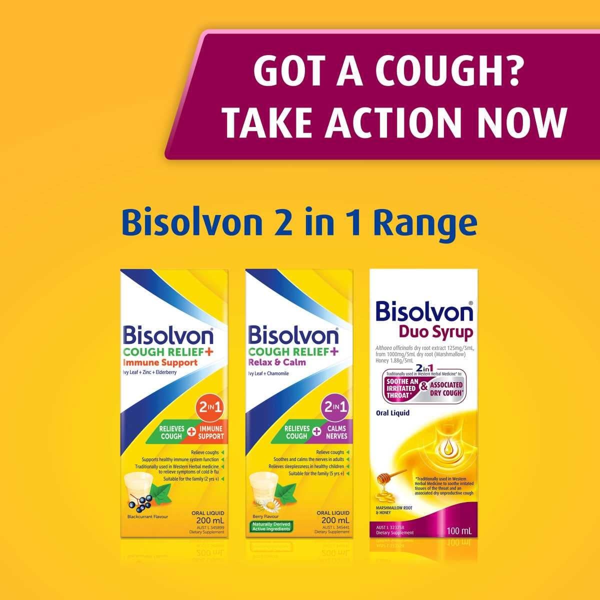 Thumbnail Bisolvon Duo Syrup Marshmallow Root & Honey 100ml