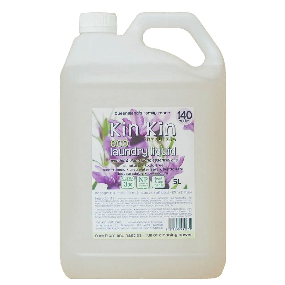 Thumbnail Kin Kin Naturals Eco Laundry Liquid Lavender and Ylang 5L