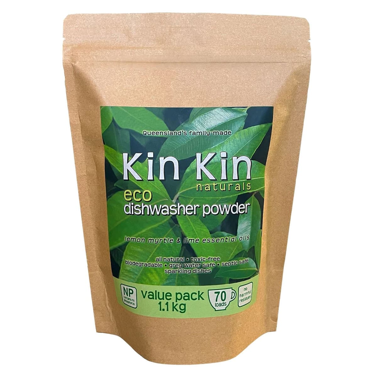 Thumbnail Kin Kin Naturals Eco Dishwash Powder Lime and Lemon Myrtle 1.1kg