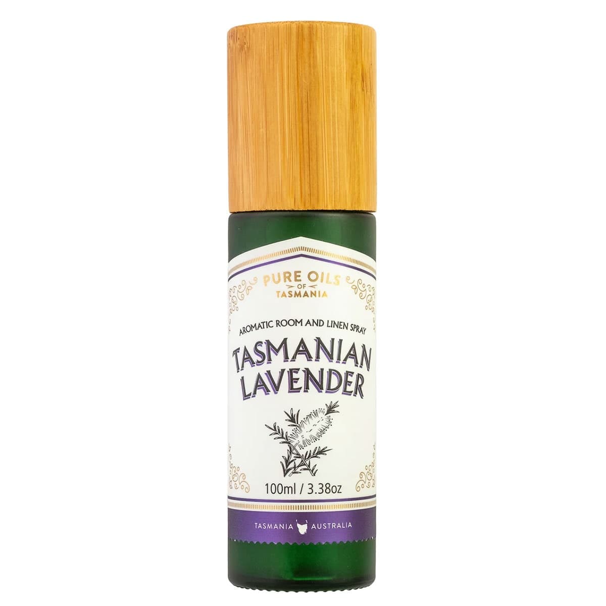 Thumbnail Pure Oils of Tasmania Lavender Room and Linen Spray in Bamboo Box 100ml