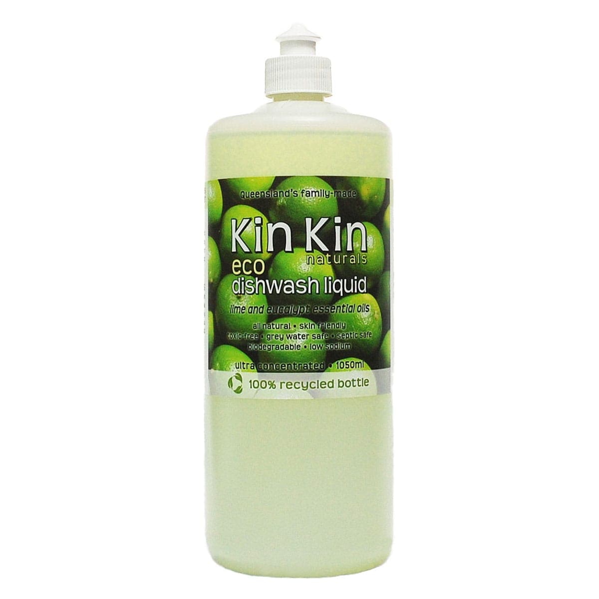 Thumbnail Kin Kin Naturals Eco Dishwash Liquid Lime & Eucalyptus 1050ml