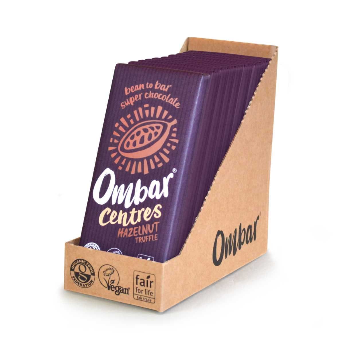 Thumbnail Ombar Centres Hazelnut Truffle Chocolate 10 x 70g