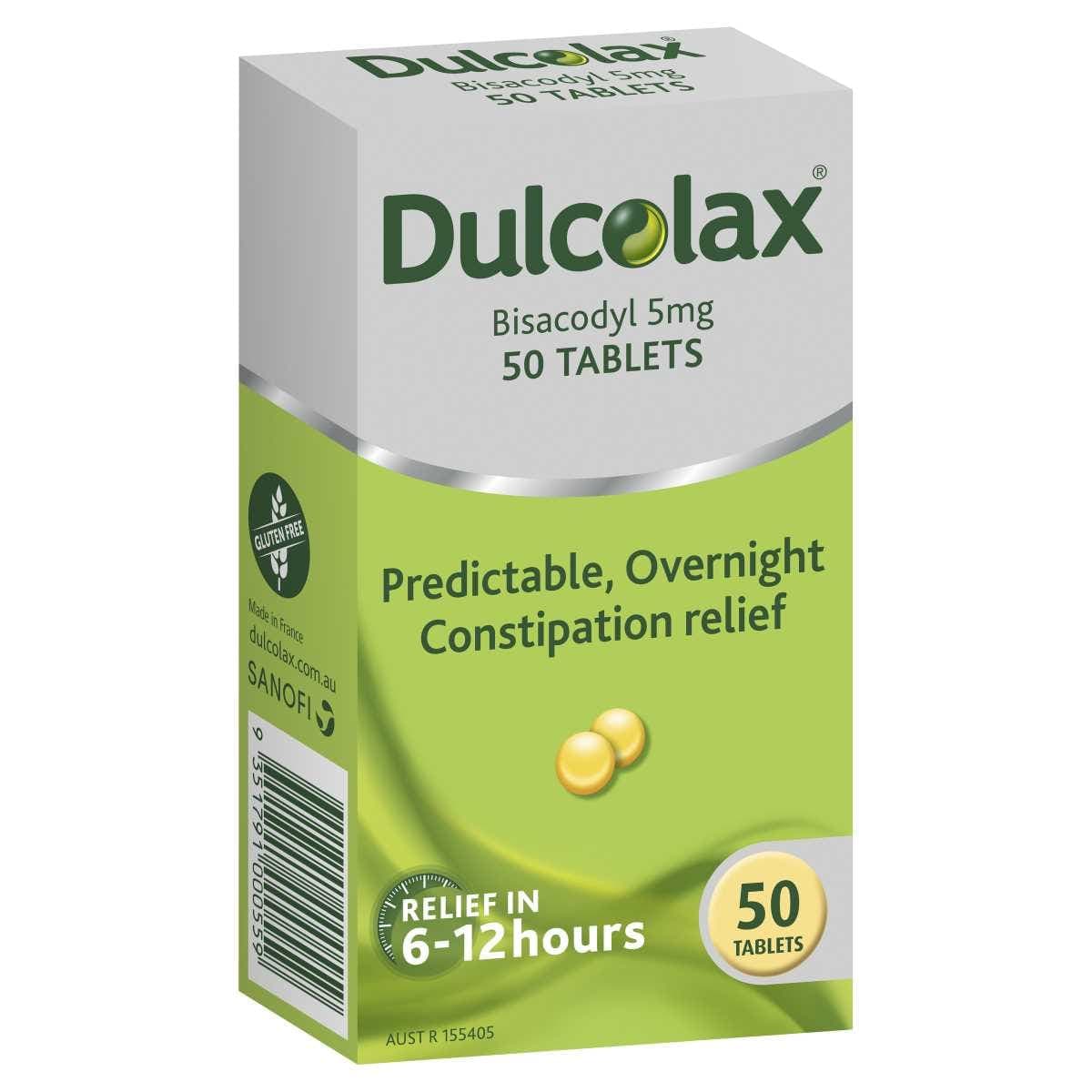 Thumbnail Dulcolax Laxatives for Constipation Relief 50 Tablets