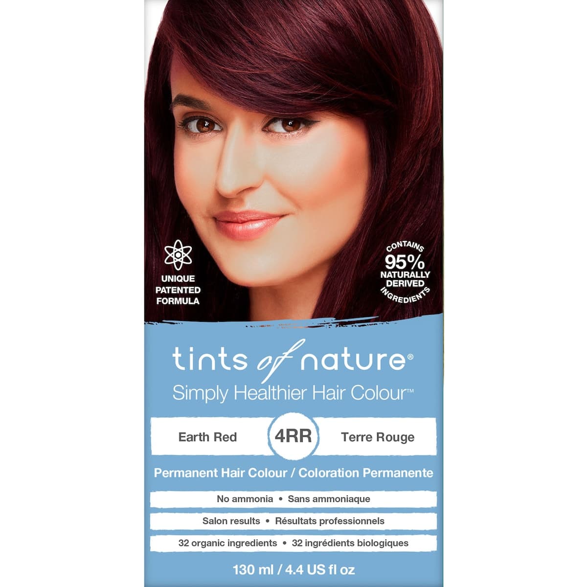 Thumbnail Tints of Nature 4RR Earth Red Permanent Hair Colour 130ml