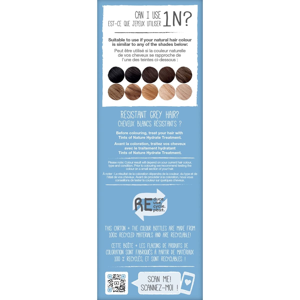 Thumbnail Tints of Nature 1N Natural Black Permanent Hair Colour 130ml