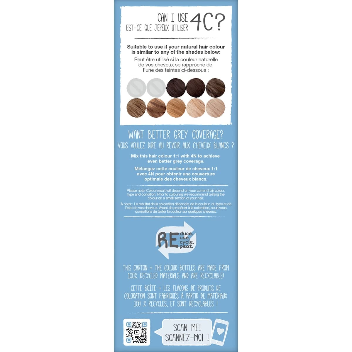 Thumbnail Tints of Nature 4C Medium Ash Brown Permanent Hair Colour 130ml