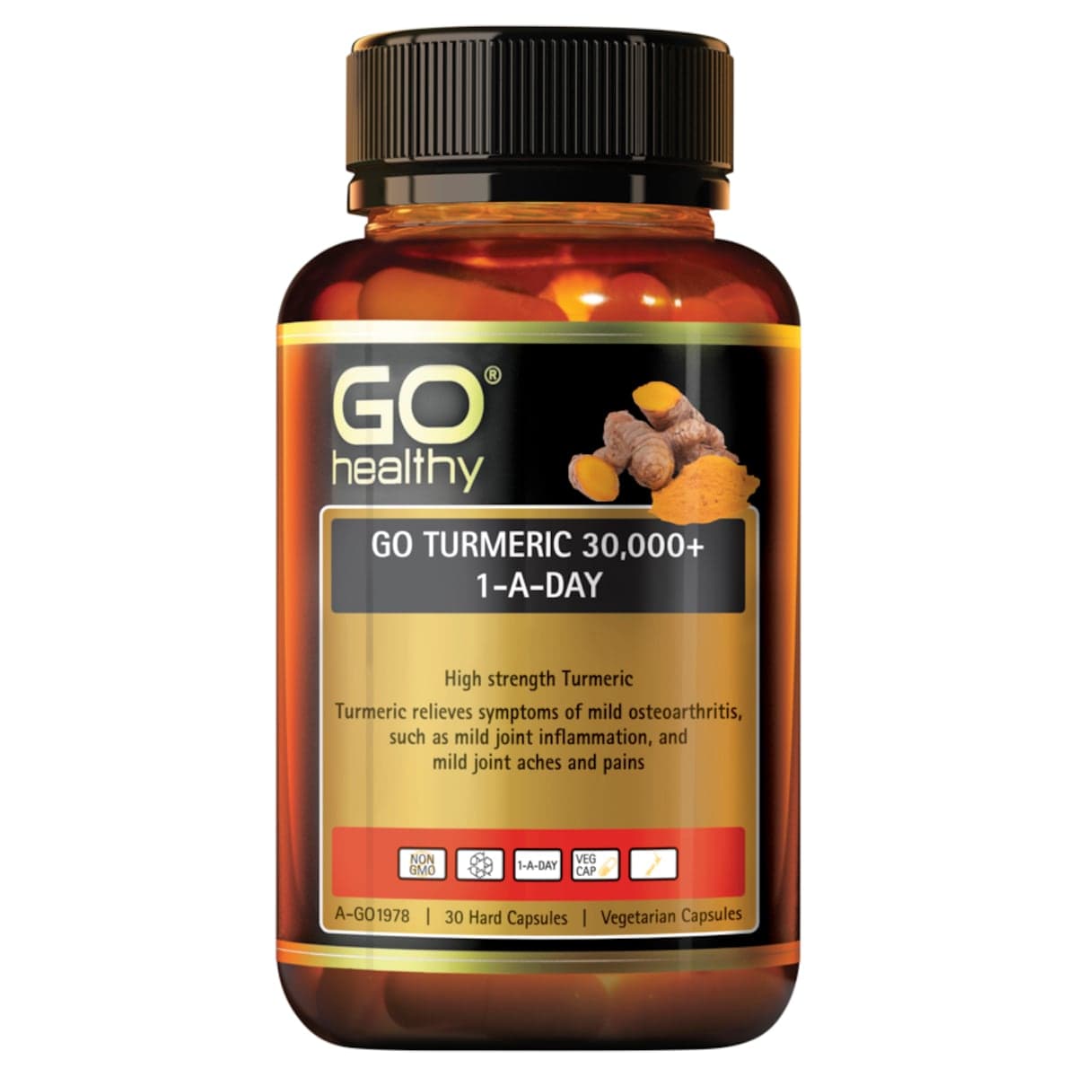 Thumbnail GO Healthy 1-A-Day Turmeric 30000+ 30 Capsules