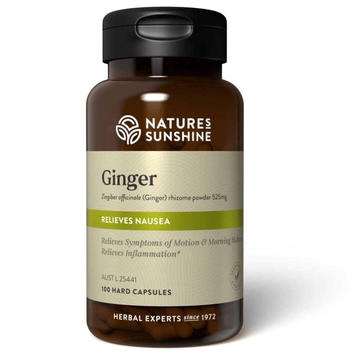 Thumbnail Nature's Sunshine Ginger 525mg 100 Capsules