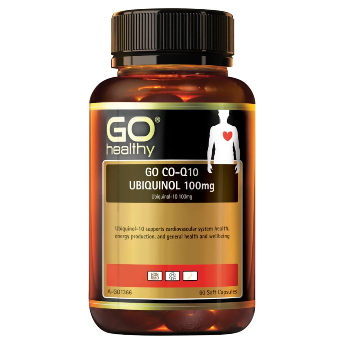 Thumbnail GO Healthy Co-Q10 Ubiquinol 100Mg 60 Capsules