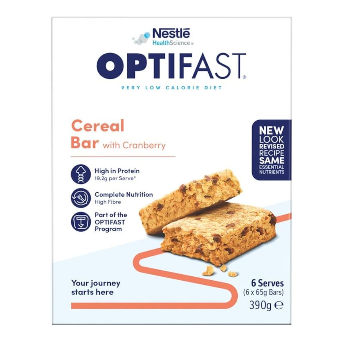 Thumbnail Optifast Vlcd Bars Cereal 6 x 65g