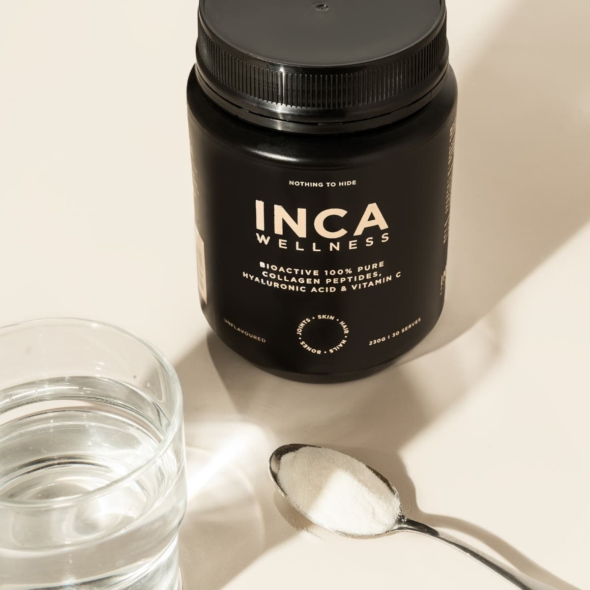 Thumbnail Inca Organics Bioactive Collagen Peptides + Hyaluronic Acid + Vitamin C 230g