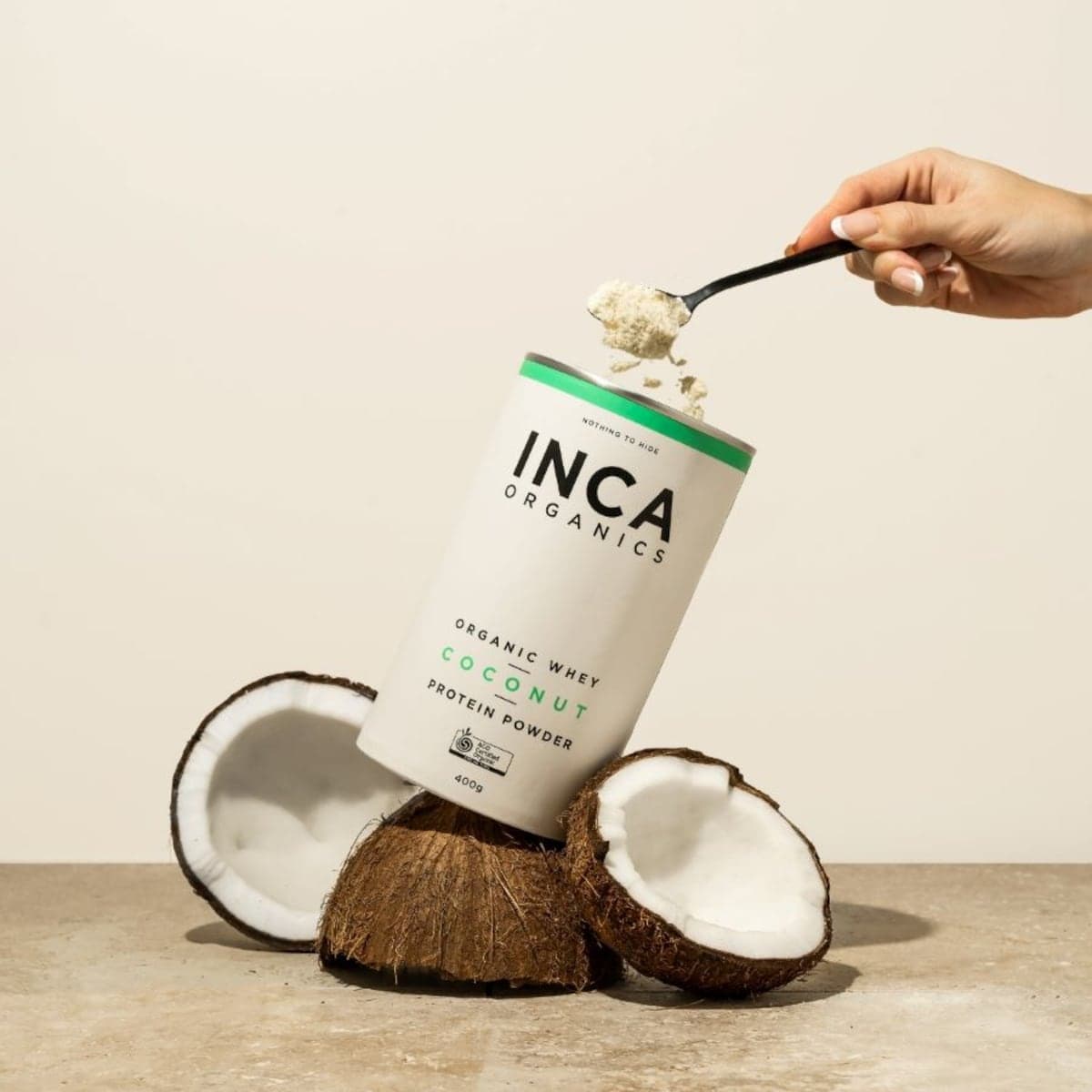 Thumbnail Inca Organics Organic Whey Protein Powder Coconut 400g