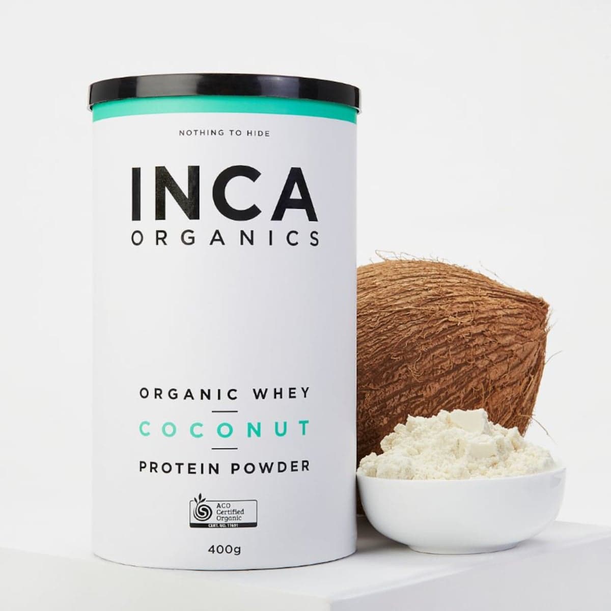 Thumbnail Inca Organics Organic Whey Protein Powder Coconut 400g