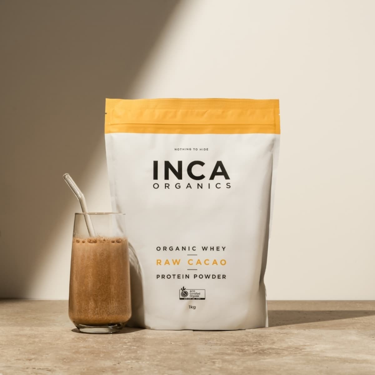 Thumbnail Inca Organics Organic Whey Raw Cacao Protein Powder 1kg