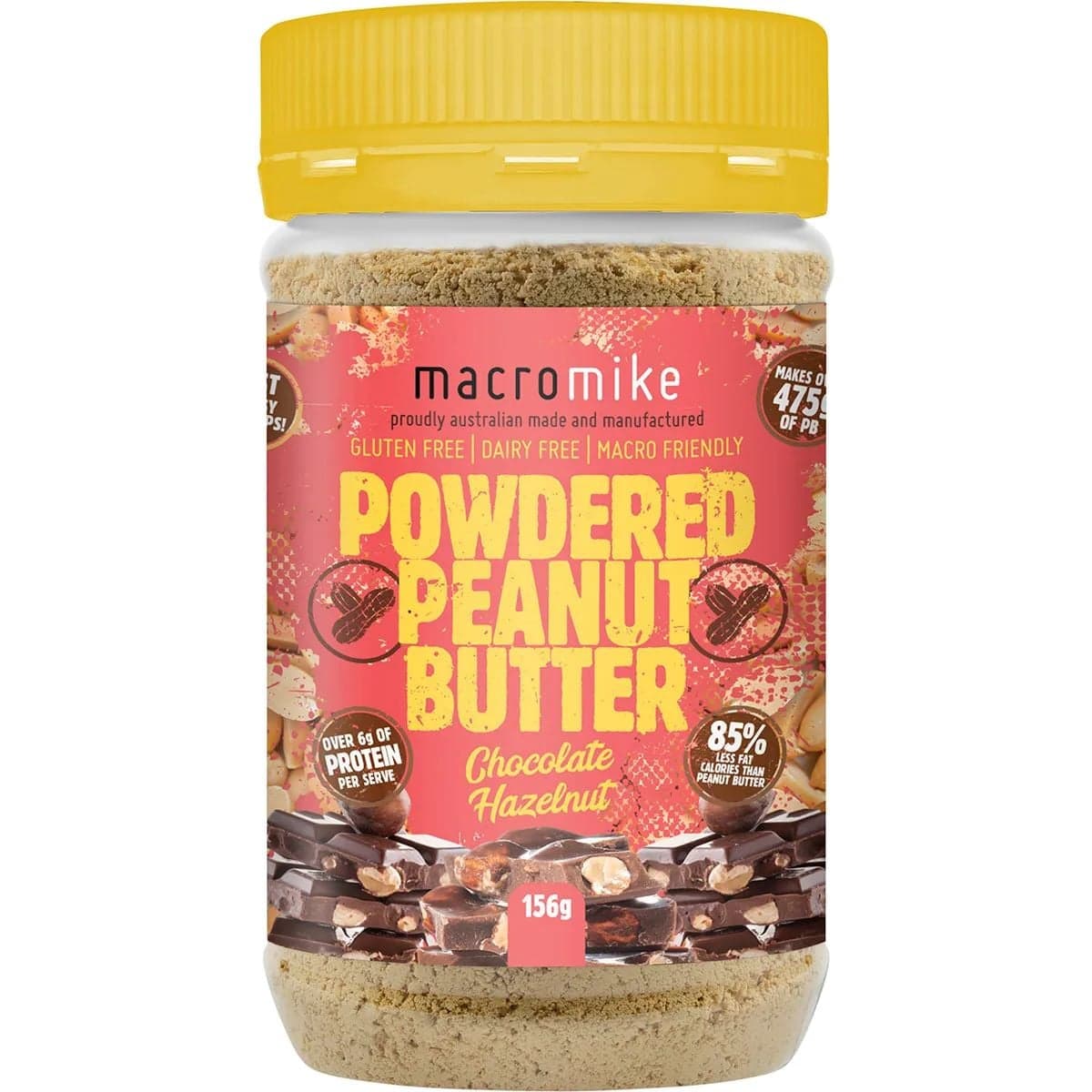 Thumbnail Macro Mike- V2 Chocolate Hazelnut Powdered Peanut Butter 156g