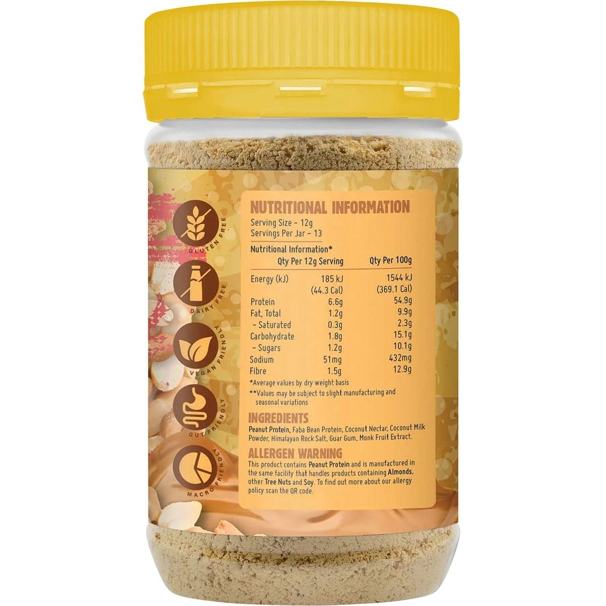 Thumbnail Macro Mike V2 Original Powdered Peanut Butter 156g