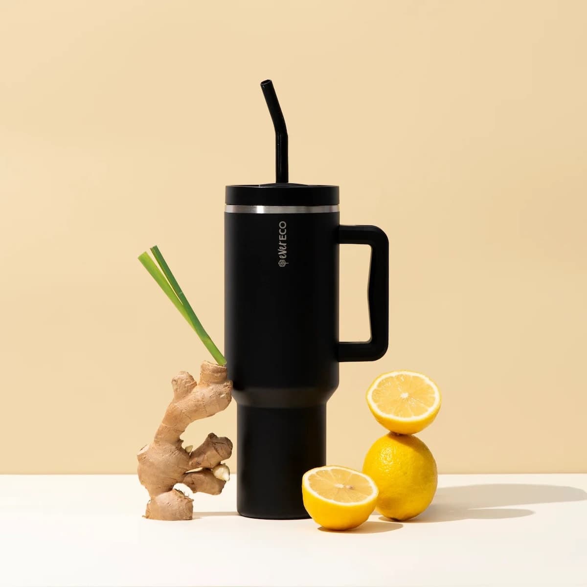 Thumbnail Ever Eco Insulated Tumbler and Straw Onyx 1.18L
