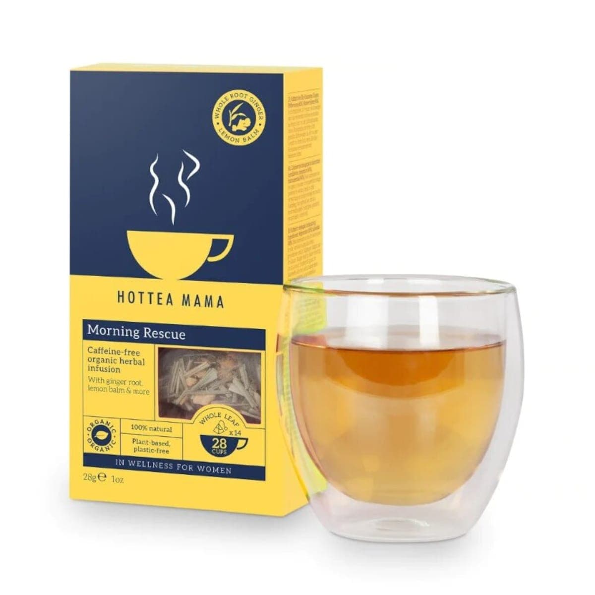 Thumbnail Hottea Mama Organic Morning Rescue Herbal Tea 14 Pack
