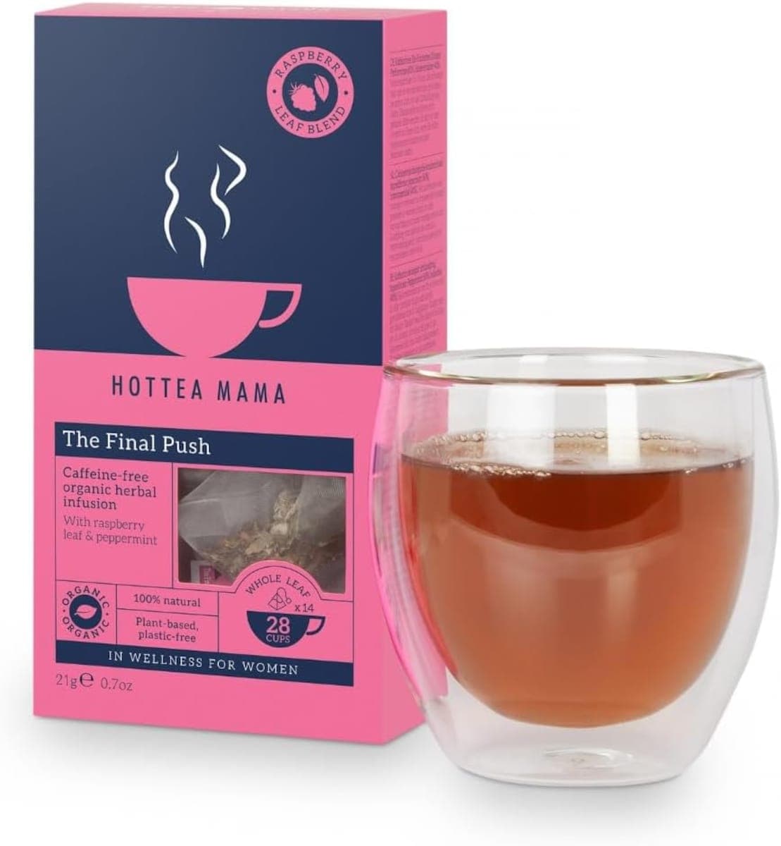 Thumbnail Hottea Mama Organic The Final Push Raspberry Leaf Tea 14 Pack