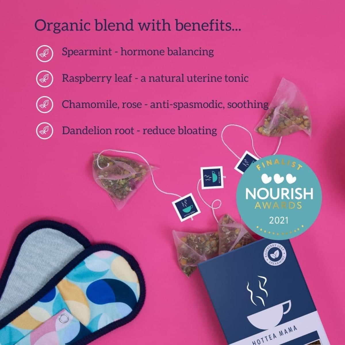 Thumbnail Hottea Mama Organic Over the Moon Herbal Blend 14 Pack