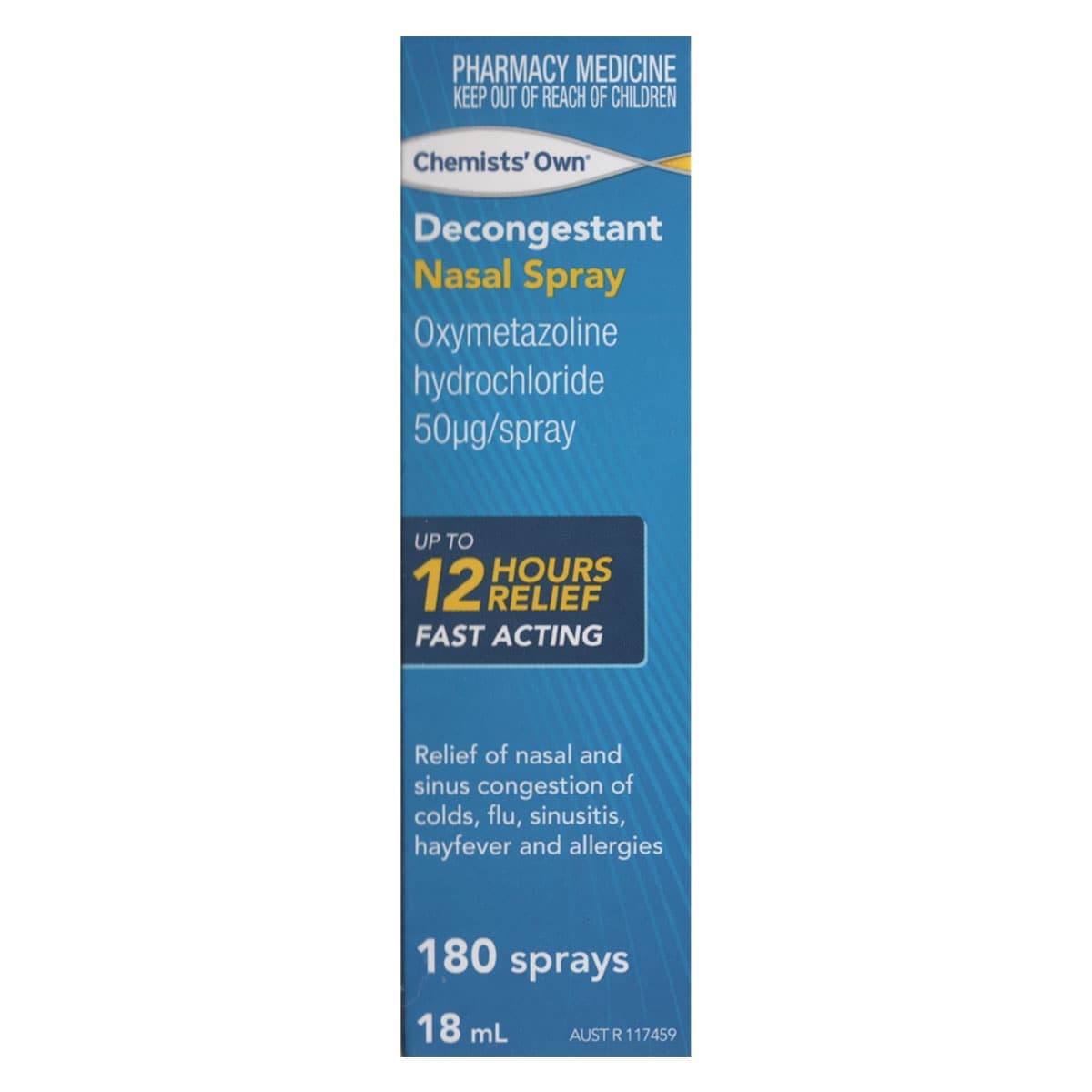 Thumbnail Chemists Own Decongestant Nasal Spray 18ml