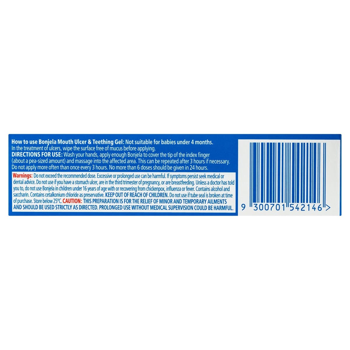 Thumbnail Bonjela Mouth Ulcer & Teething Gel 15g